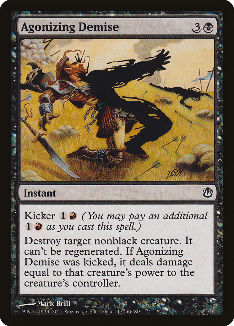 Agonizing Demise (DDH-066) - Duel Decks: Ajani vs. Nicol Bolas