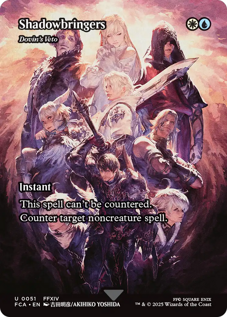 Dovin's Veto (FCA-051) - FINAL FANTASY: Through the Ages / Shadowbringers (Borderless)