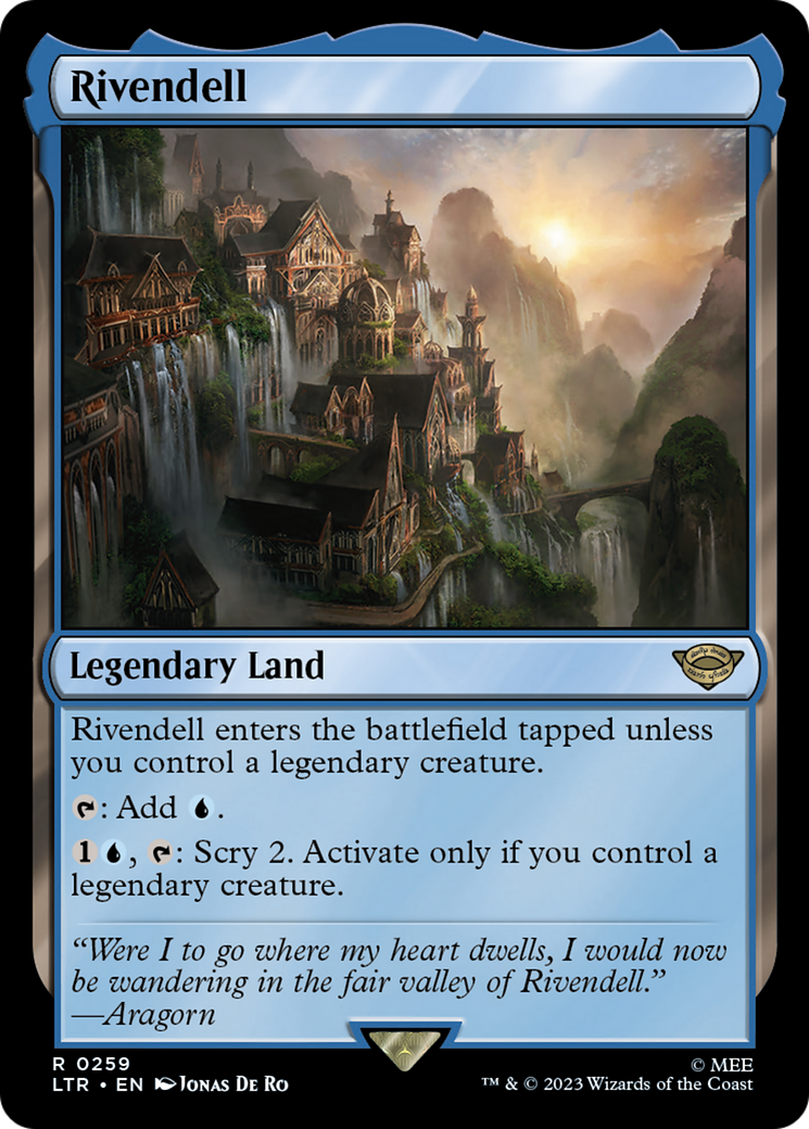 Rivendell (LTR-259) - The Lord of the Rings: Tales of Middle-earth Foil