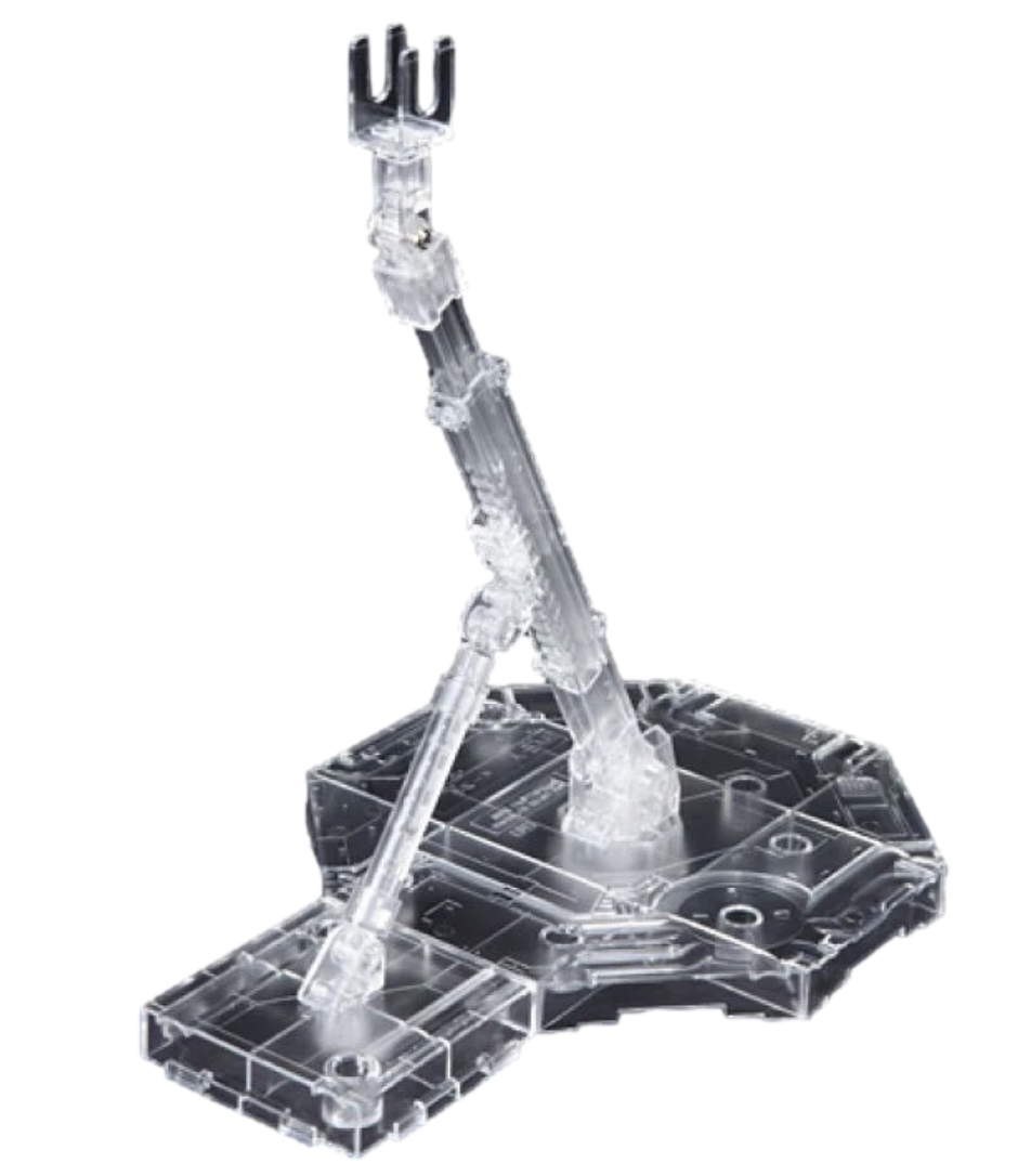 Bandai 2027210 Clear Action Base 1 Display Stand for 1/100 & 1/144 Gundam Models