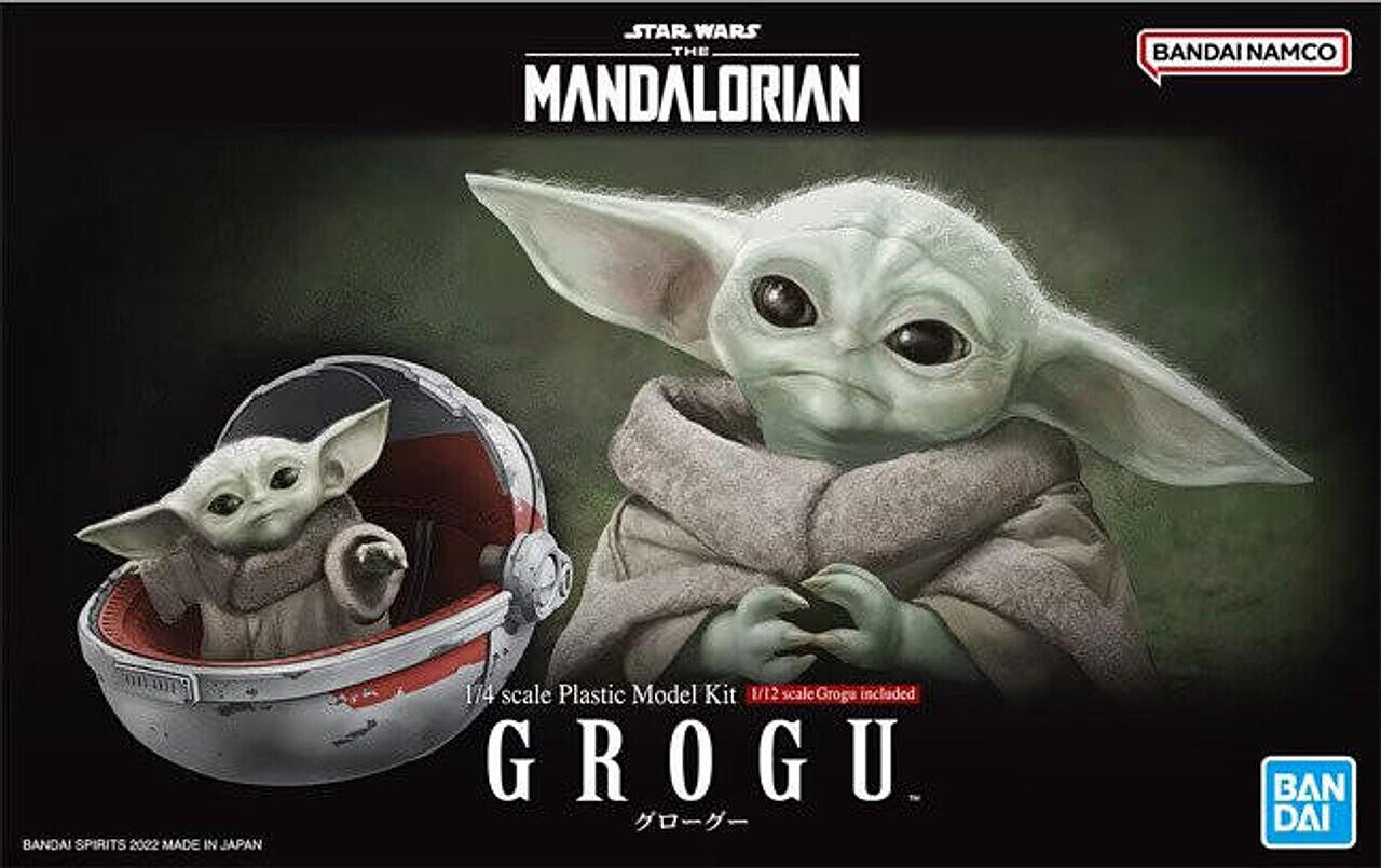 Bandai 2607744 1/4 Star Wars The Mandalorian Grogu Model Kit