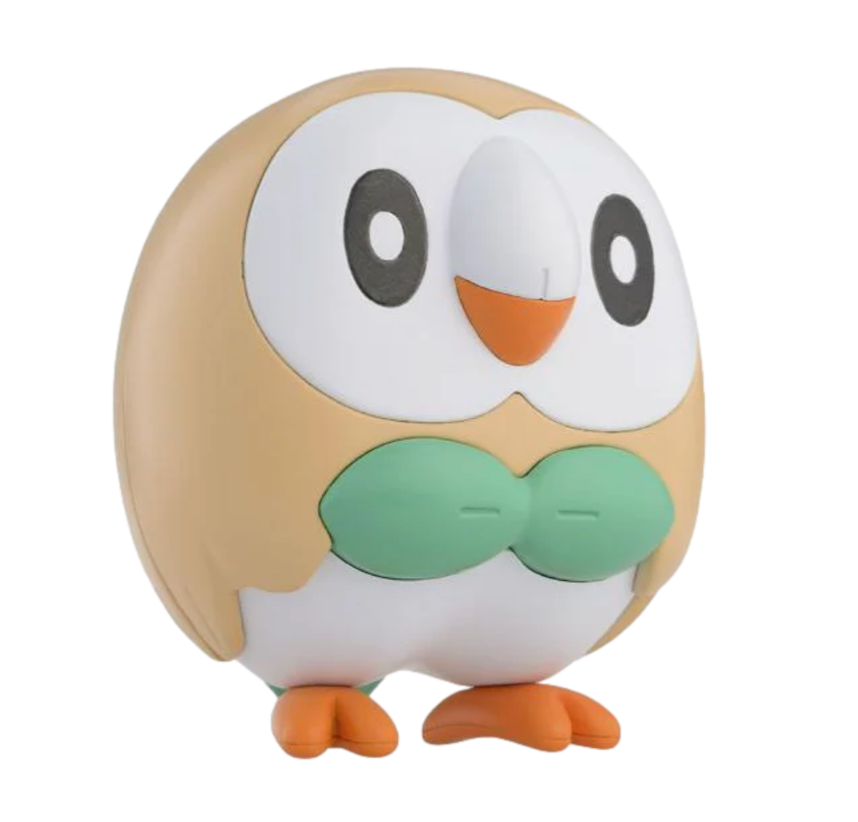 Bandai 2617945 Pokemon Quick!! #10 Rowlet (Snap Kit)