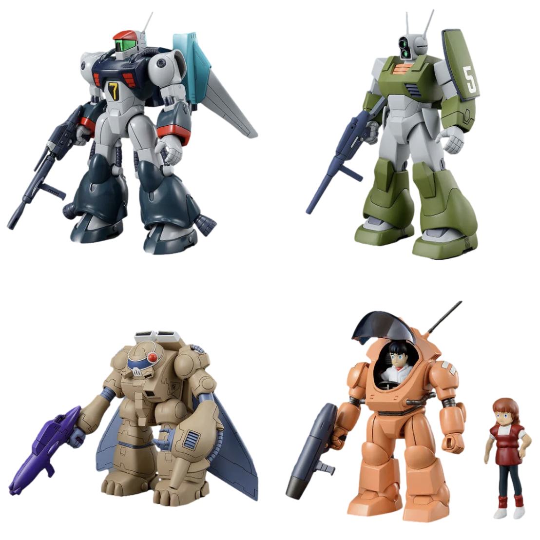 Bandai 2635620 Round Vernian Vifam Set #1 Model Kit