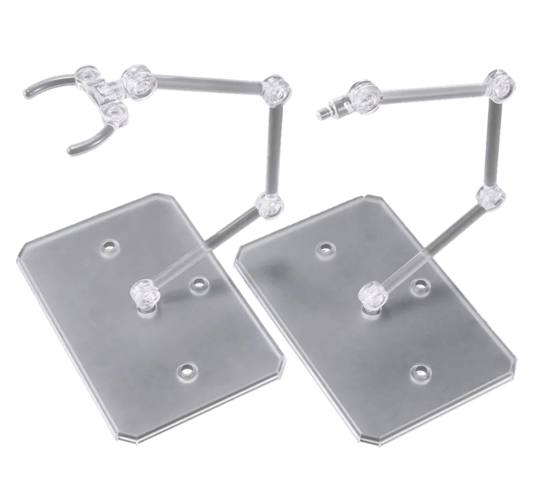 Bandai 2642195 Clear Action Base 6 Display Stand for Small Scale Models