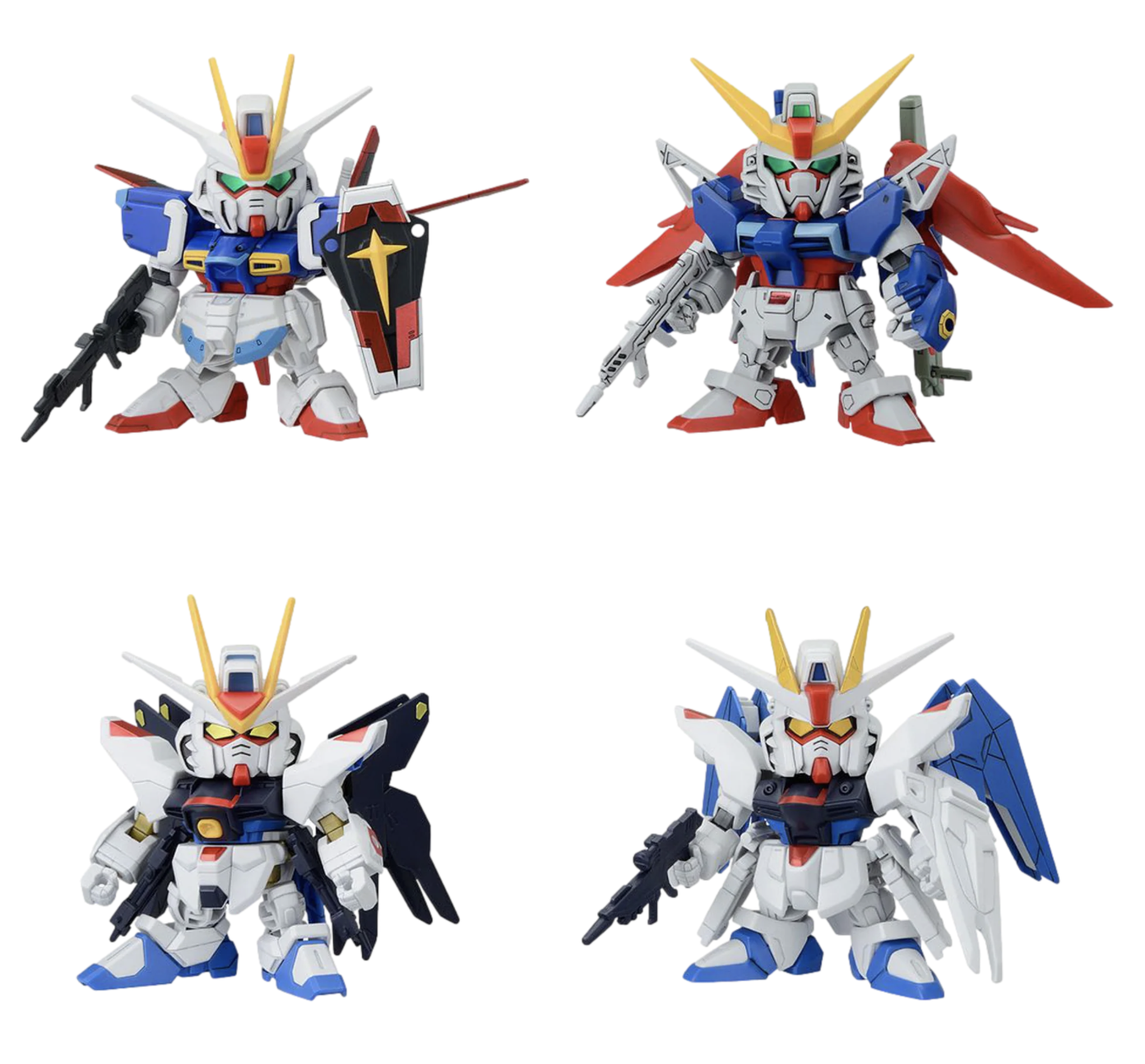 Bandai 2761644 BB Senshi C.E Battles of Destiny Gundam Mobile Suit Set