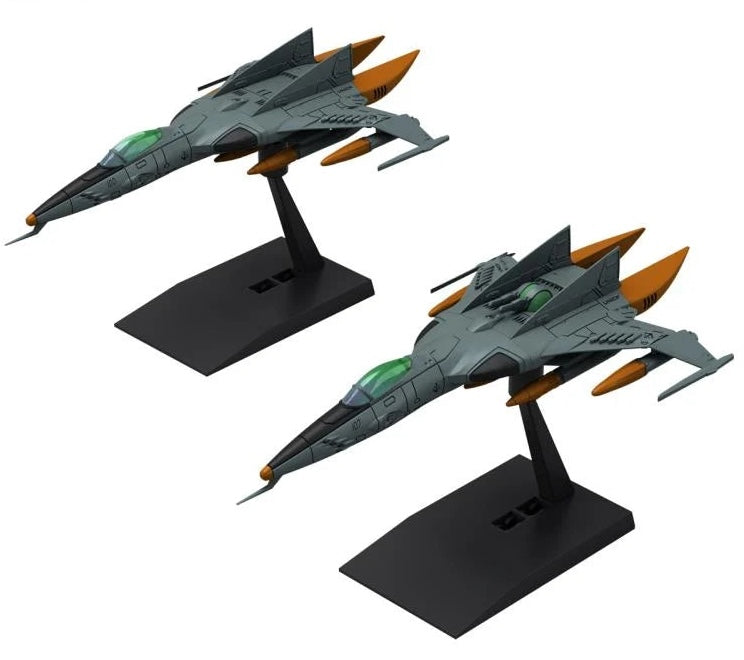 Bandai 2773010 Yamato Forever REBEL3199 Mecha Collection DX Type-1 Space Combat Attack Aircraft Cosmo Tiger II