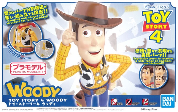 Bandai 2475030/5057699 Toy Story 6" Woody Cinema-Rise Figure Snap Kit