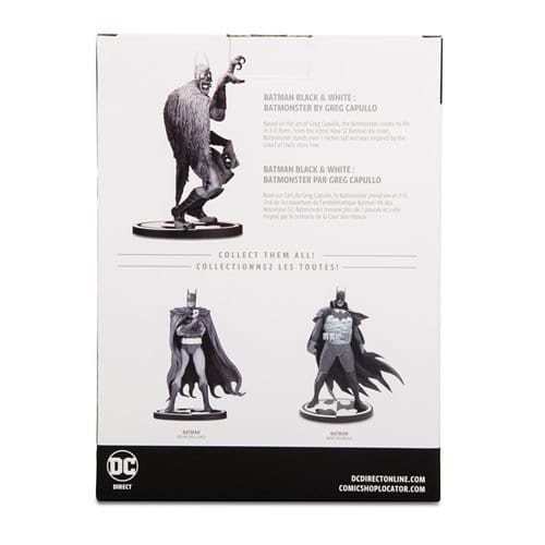 Batman Black and White Batmonster by Greg Capullo Statue - Golden Apple Comics