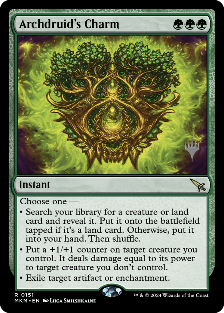 Archdruid's Charm (PPMKM-151) - Murders at Karlov Manor Promos