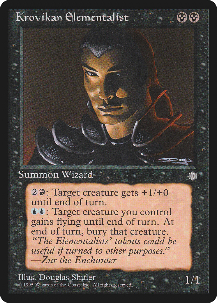 Krovikan Elementalist (ICE-) - Ice Age