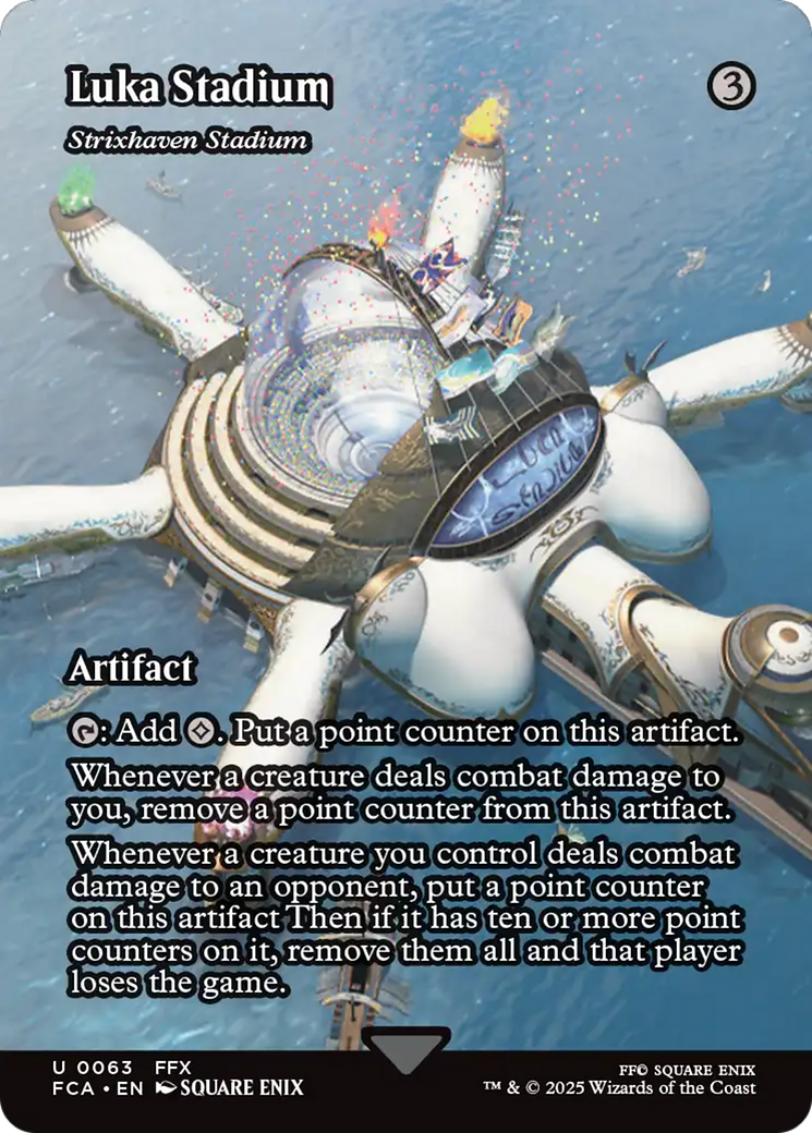 Strixhaven Stadium (FCA-063) - FINAL FANTASY: Through the Ages / Luka Stadium (Borderless) Foil - Golden Apple Comics