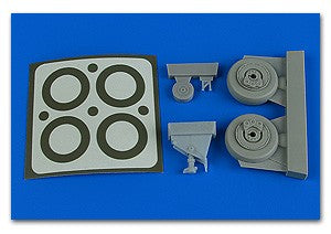 Aires 4788 1/48 A1J Skyraider Wheels & Paint Masks For TAM