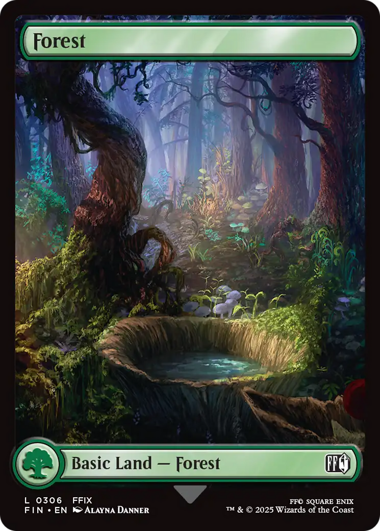 Forest (FIN-306) - FINAL FANTASY Foil - Golden Apple Comics