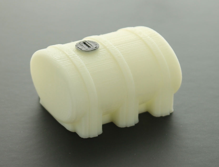 3D To Scale 50-322-WT 1/50 – Elliptical Leg Tank 1500gal White Model