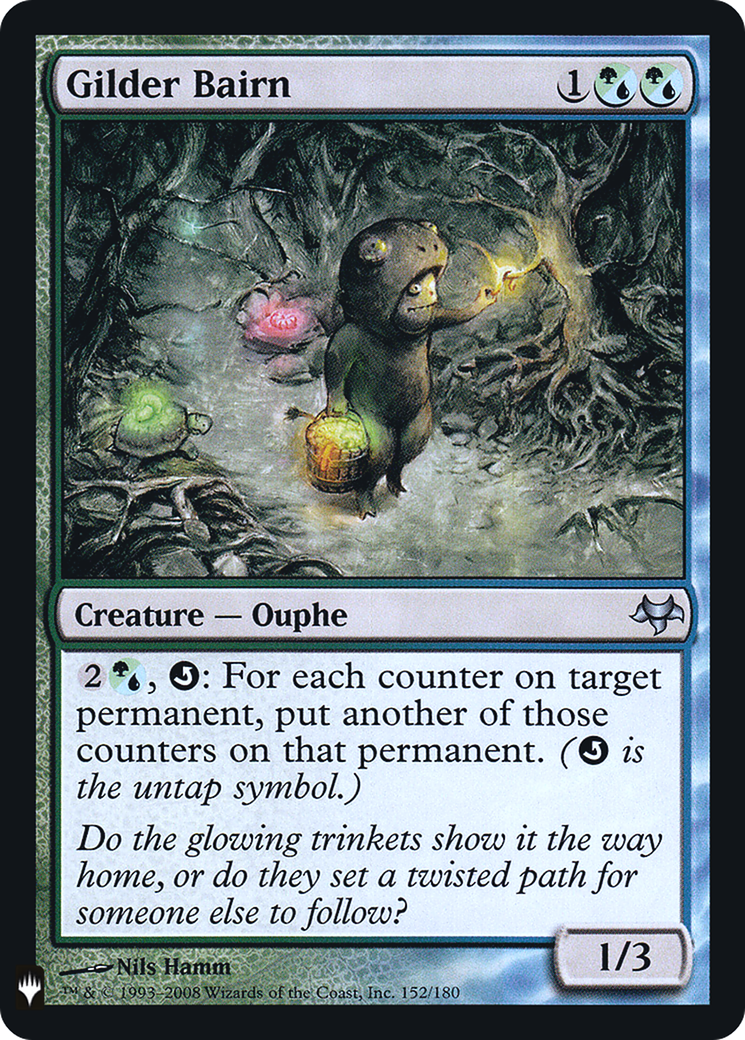 Gilder Bairn (LIST-EVE-152) - The List Foil