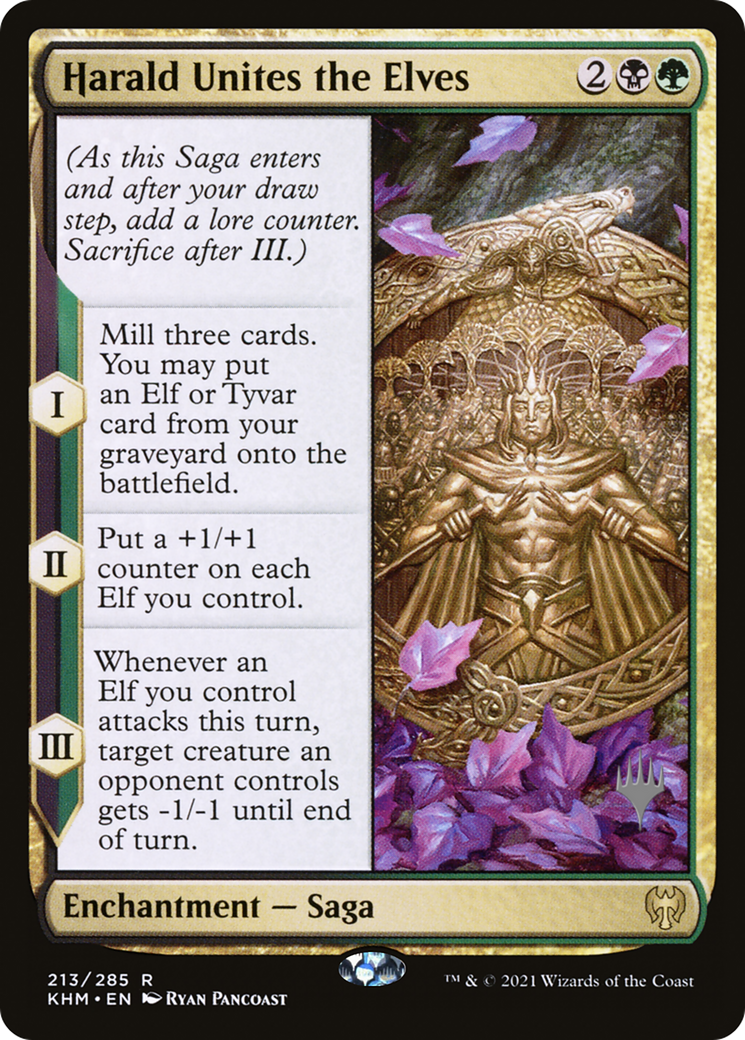 Harald Unites the Elves (PPKHM-213P) - Kaldheim Promos