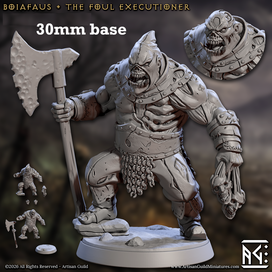 Boiafaus, the Foul Executioner (Male Half-Ogre Zombie) - Golden Apple Comics