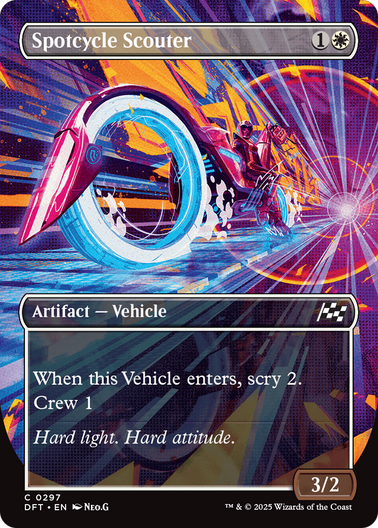 Spotcycle Scouter (DFT-297) - Aetherdrift (Borderless) - Golden Apple Comics