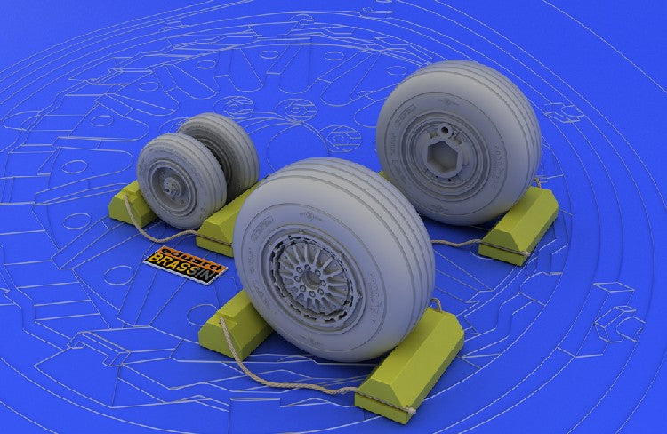 Eduard 632005 1/32 Aircraft- F4C/D/E/F/G Wheels for TAM (Resin)
