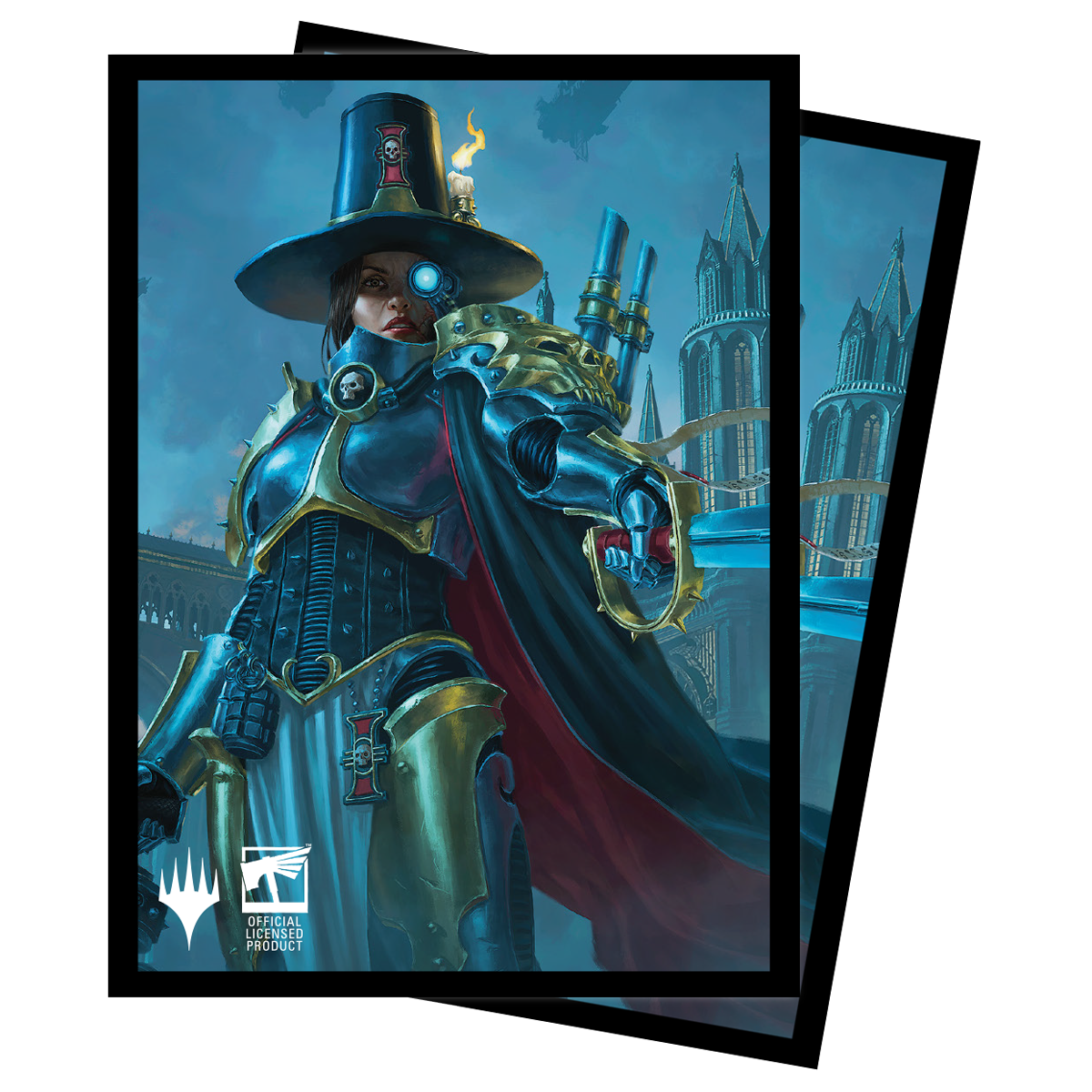 Ultra PRO: Standard 100ct Sleeves - Warhammer 40k Commander Deck (Inquisitor Greyfax)