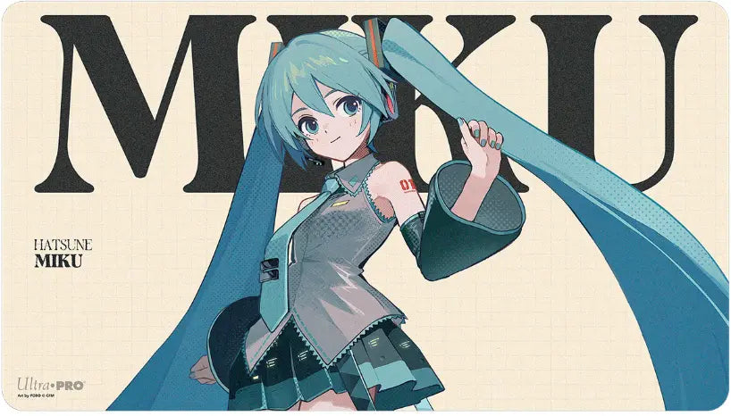 Hatsune Miku Retro Soundscapes - Play Mat Miku