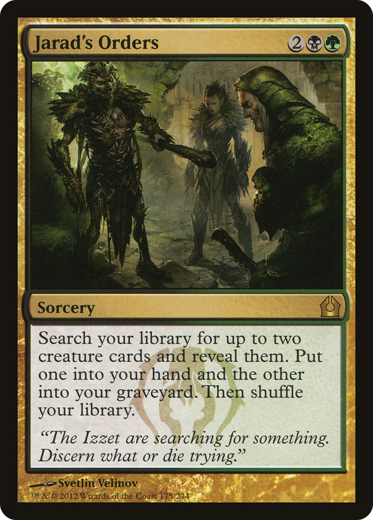 Jarad's Orders (RTR-175) - Return to Ravnica Foil