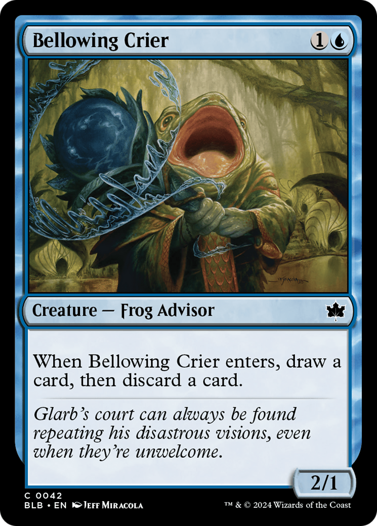 Bellowing Crier (BLB-042) - Bloomburrow