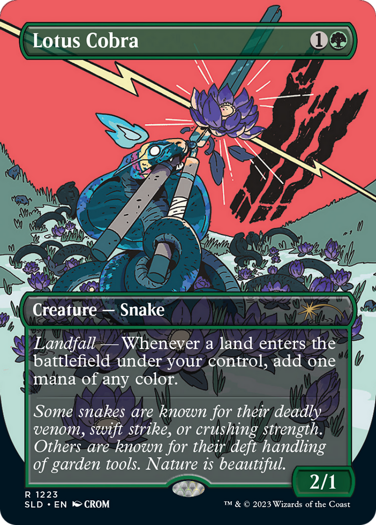 Lotus Cobra (SLD-1223) - Secret Lair Drop (Borderless)