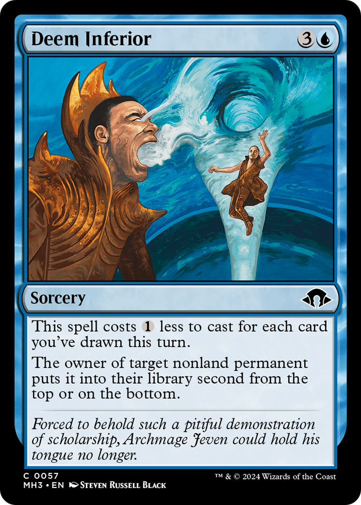 Deem Inferior (MH3-057) - Modern Horizons 3 Foil