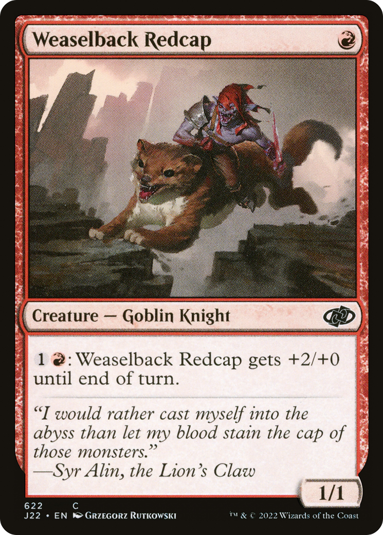 Weaselback Redcap (J22-622) - Jumpstart 2022