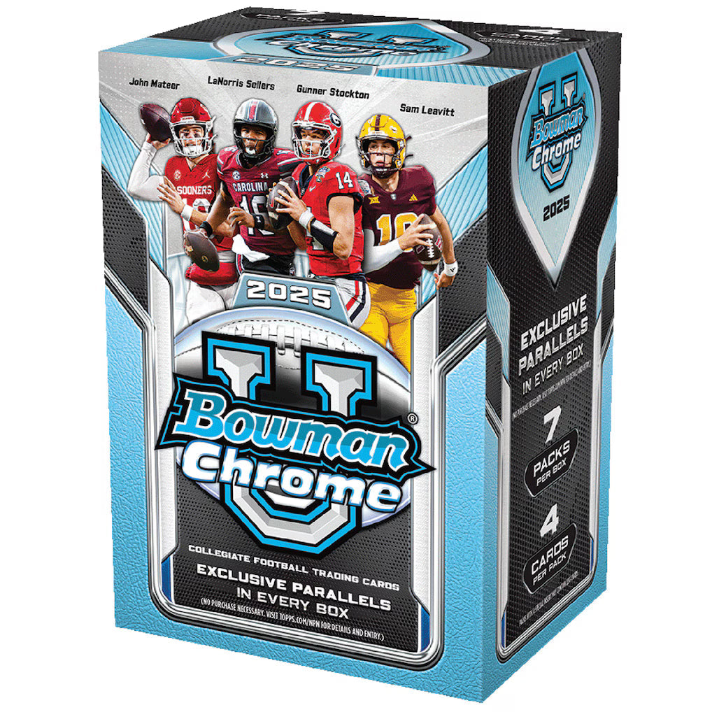 2025 Topps Bowman Chrome U Blaster Box