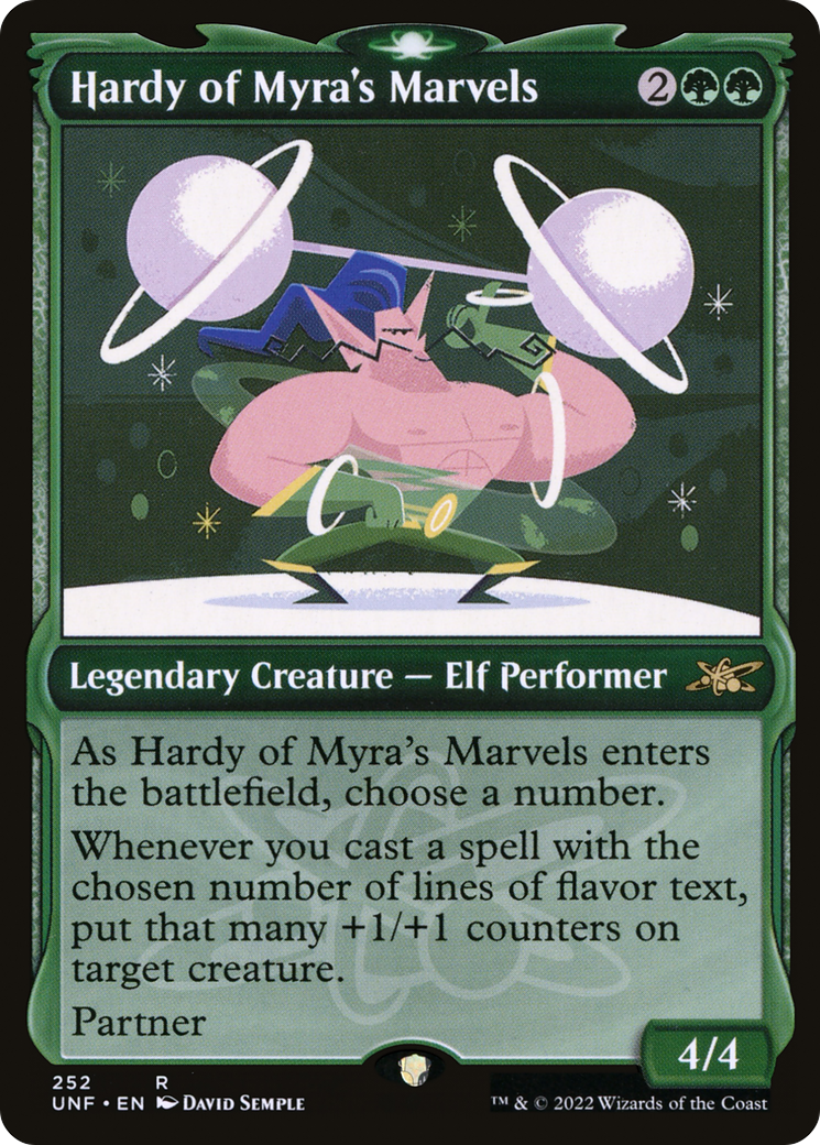 Hardy of Myra's Marvels (UNF-252) - Unfinity: (Showcase) Foil
