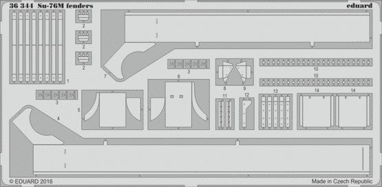 Eduard 36344 1/35 Armor- Su76M Fenders for TAM