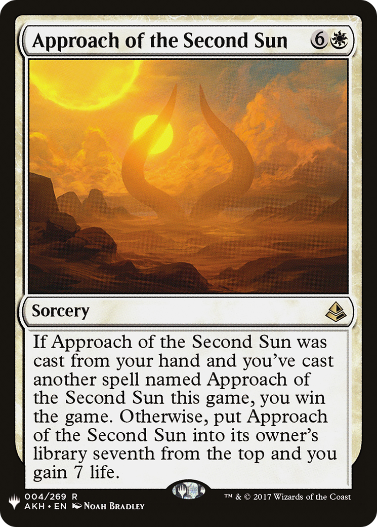 Approach of the Second Sun (LIST-AKH-4) - The List