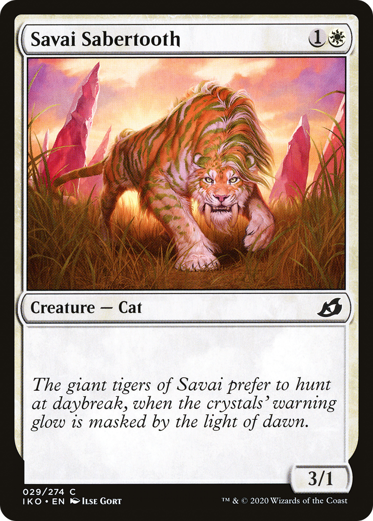 Savai Sabertooth (IKO-029) - Ikoria: Lair of Behemoths