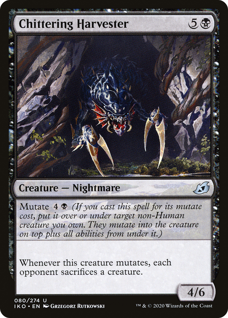 Chittering Harvester (IKO-080) - Ikoria: Lair of Behemoths Foil