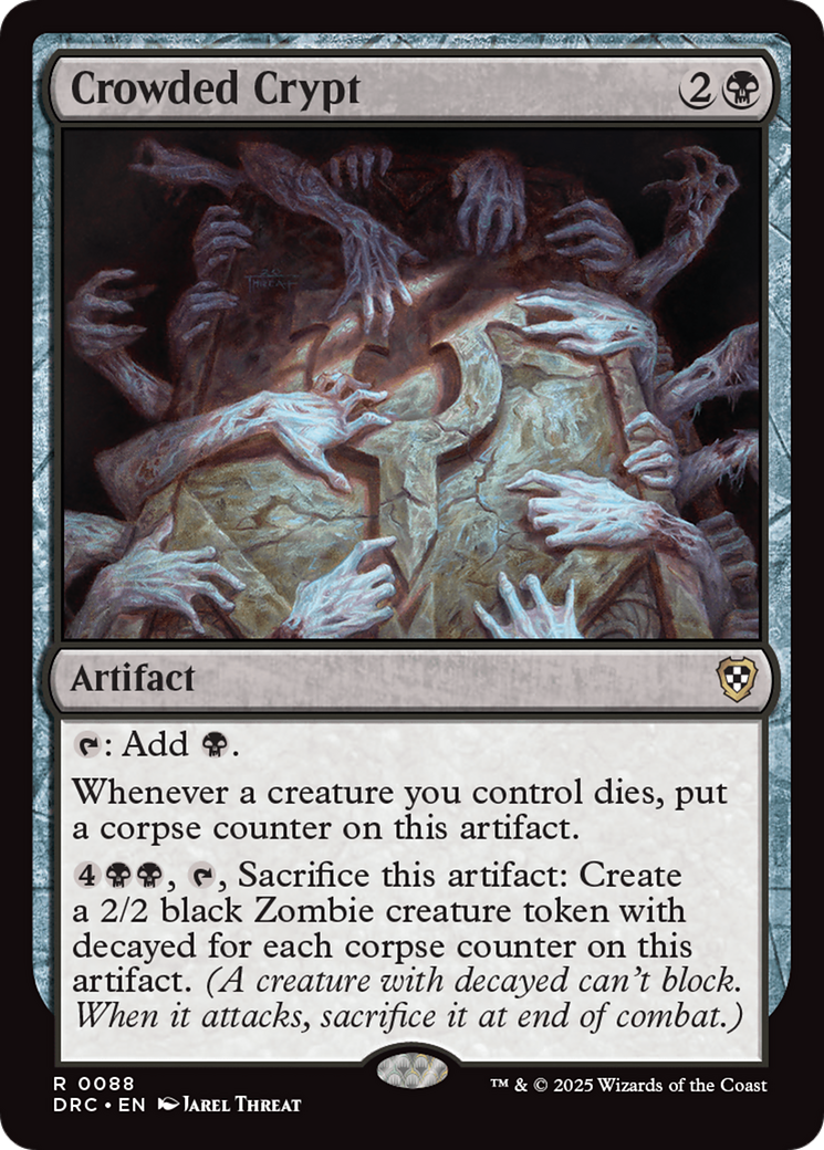 Crowded Crypt (DRC-088) - Commander: Aetherdrift - Golden Apple Comics