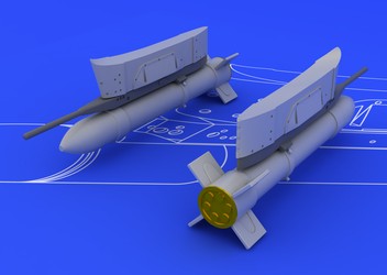 Eduard 672009 1/72 Aircraft- S21 Soviet Unguided Rocket for EDU (Photo-Etch & Re