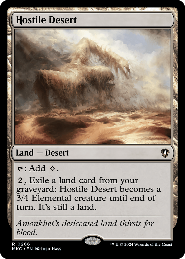 Hostile Desert (MKC-266) - Murders at Karlov Manor Commander