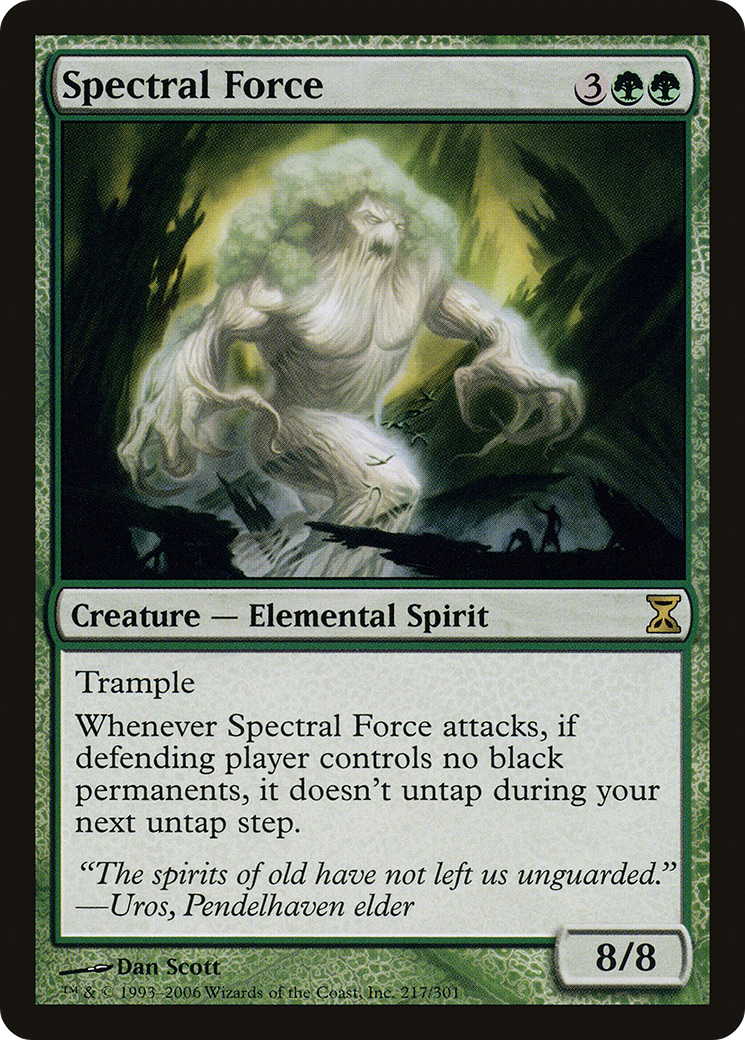 Spectral Force (TSP-217) - Time Spiral Foil