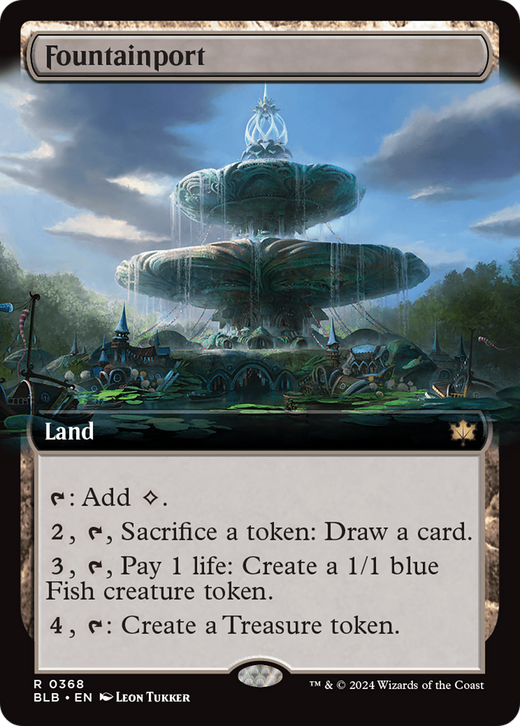 Fountainport (BLB-368) - Bloomburrow: (Extended Art)