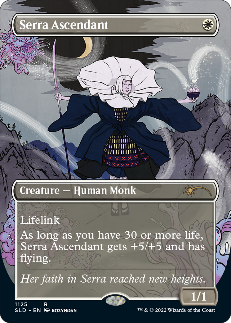 Serra Ascendant (SLD-1125) - Secret Lair Drop (Borderless)