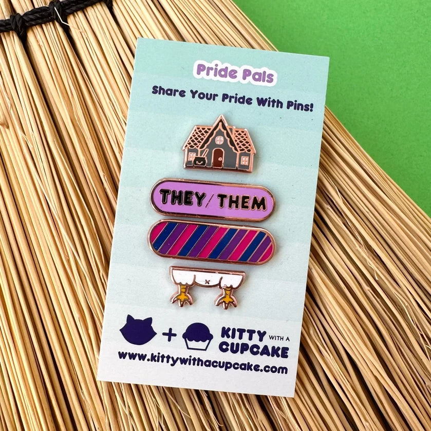 Pride Pals Enamel Pin Set - Penguin