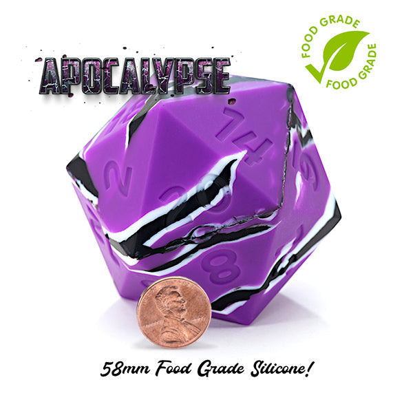 58mm 1 Silicone D20 Random EnCounter - Apocalypse Dice