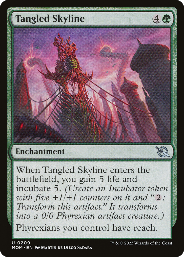 Tangled Skyline (MOM-209) - March of the Machine Foil