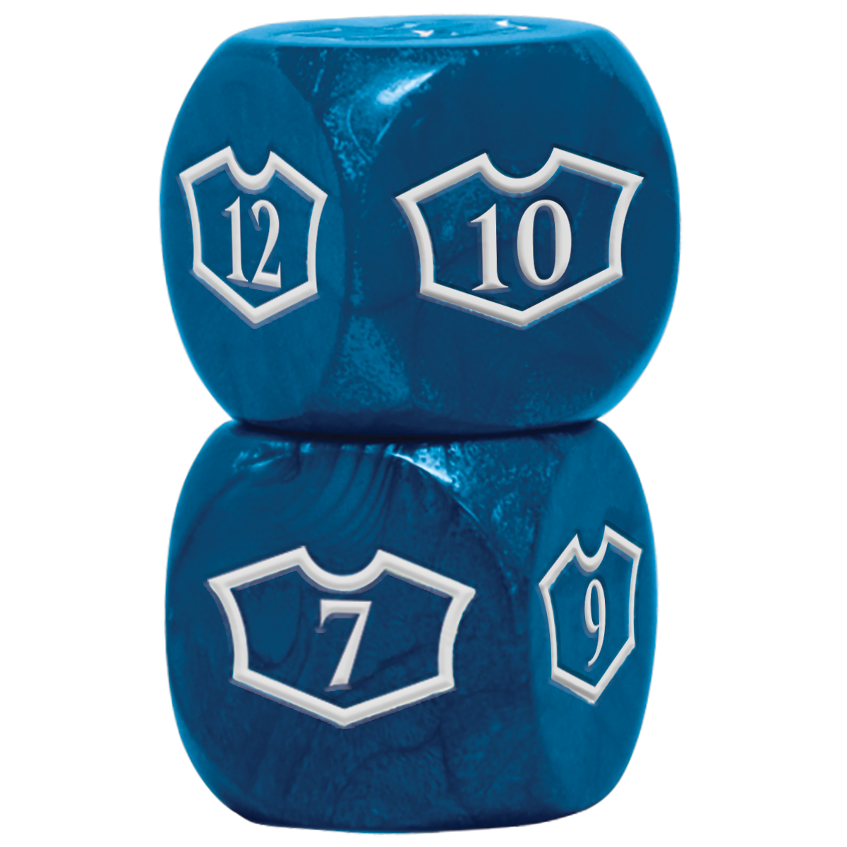 Ultra PRO: Loyalty Dice Set - 22MM Deluxe with 7-12 (Island)