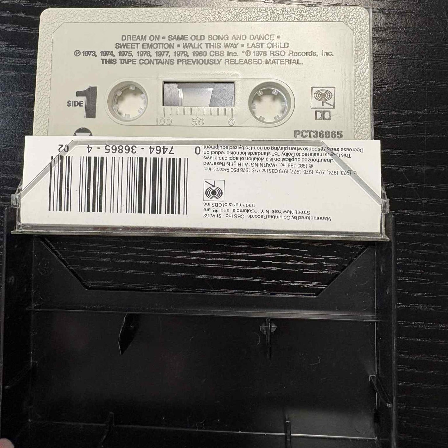 Aerosmith - Aerosmith's Greatest Hits Cassette *USED 1980 RELEASE*