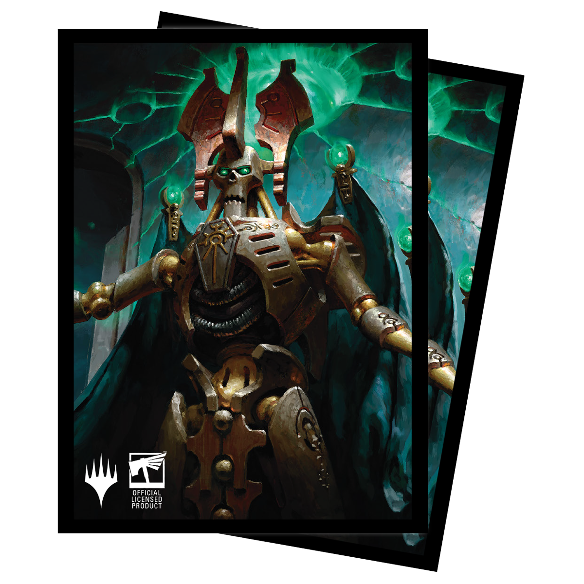 Ultra PRO: Standard 100ct Sleeves - Warhammer 40k Commander Deck (Szarekh, the Silent King)