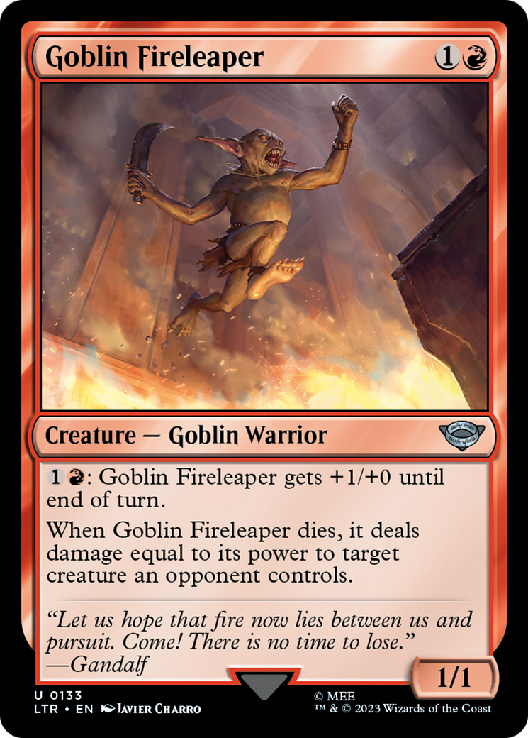 Goblin Fireleaper (LTR-133) - The Lord of the Rings: Tales of Middle-earth