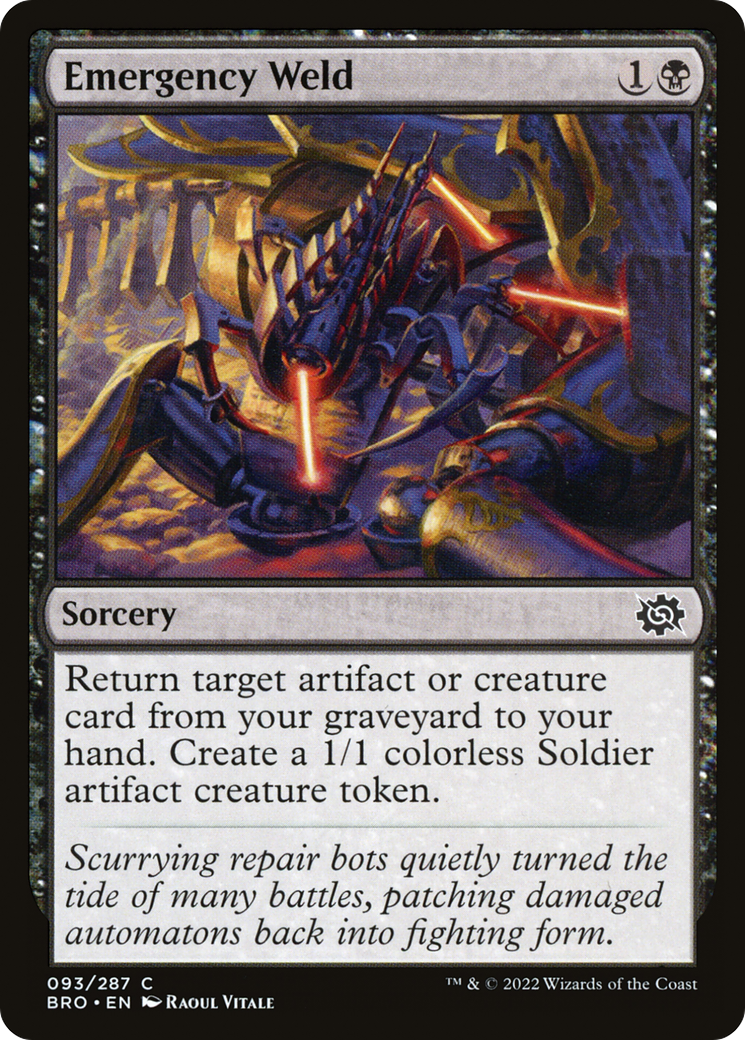 Emergency Weld (BRO-093) - The Brothers' War